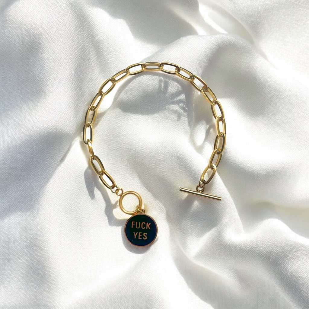 Pulsera Fuck Yes Charm