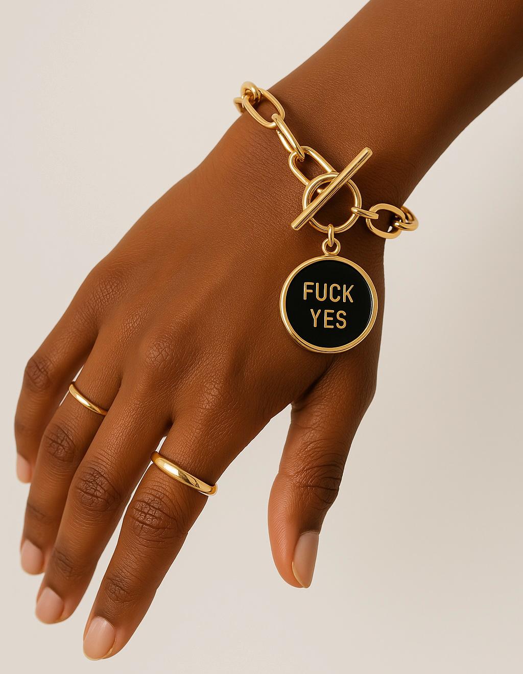Pulsera Fuck Yes Charm